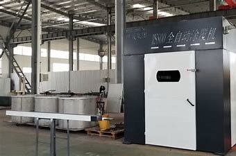 500 كجم / ساعة Dip Spin  Metallized Zinc Plating Machine إمالة نوع