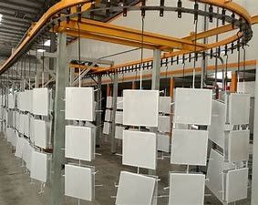 سعر جيد TS16949 قرص الفرامل رش معدات طلاء كهرباء موفر للطاقة الانترنت